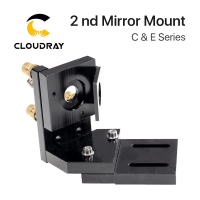 Cloudray CO2 Black Second Laser Mount Mirror 25mm Mirror Mount Integrative Mount