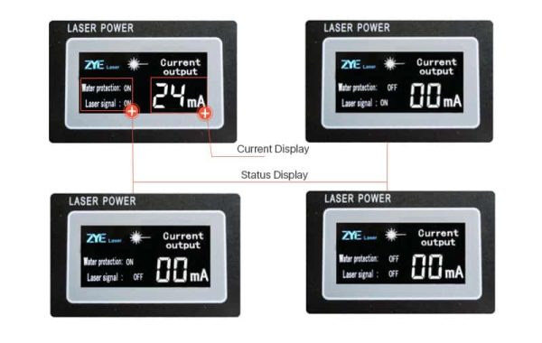 Cloudray 100W MYJG CO2 Laser Power Supply With LCD Display