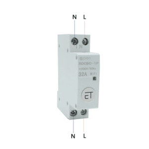220V 18mm Din Rail WIFI Circuit Breaker Smart Switch Remote Control By eWeLink APP (Copy)