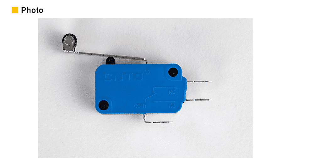Cloudray High Quality Small Limit Switch CMV103D Momentary Micro Switch Long Handle for CO2 Laser