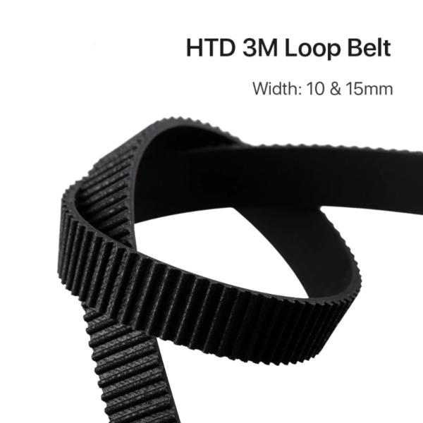 2PCS HTD 3M Closed Loop Belt Rubber Timing Belt