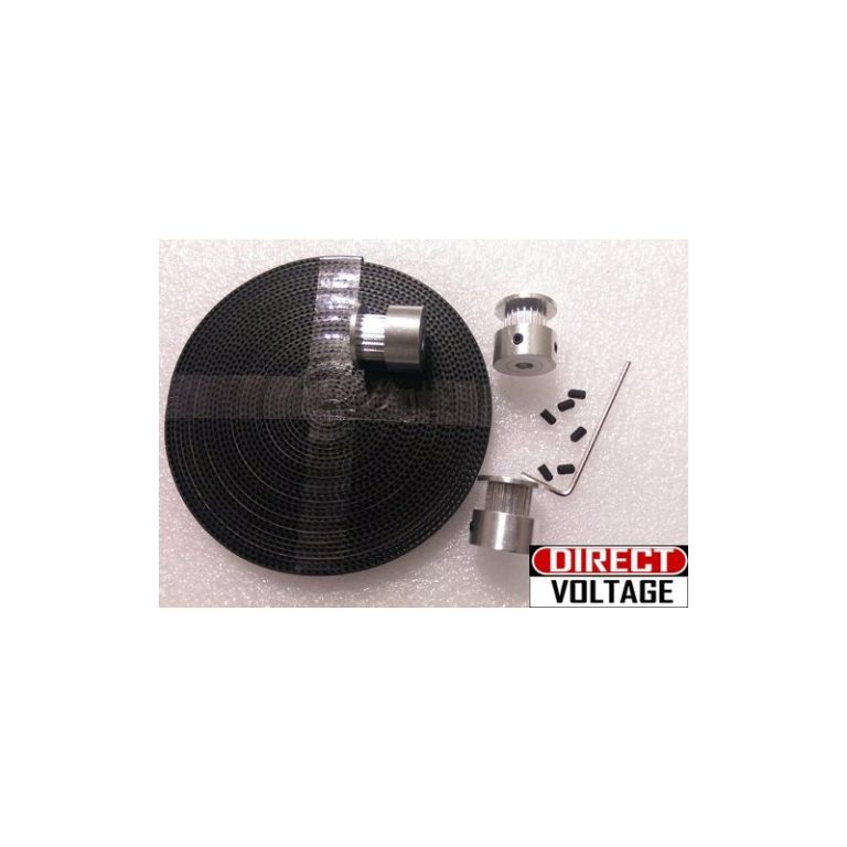 3D Printer GT2 Timing Belt 5 meters, 2mm Pitch, 6mm Width. Pully 3 x ...