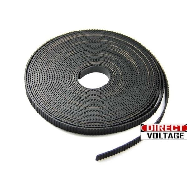 3D Printer GT2 Timing Belt by meters, 2mm Pitch, 6mm Width