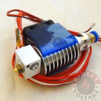 ALL metal V5 Direct feed J-head Hot end for 1.75mm. Extruder. with Fan, Heater & Thermistor .02/.03/0.4/.05mm nozzle.