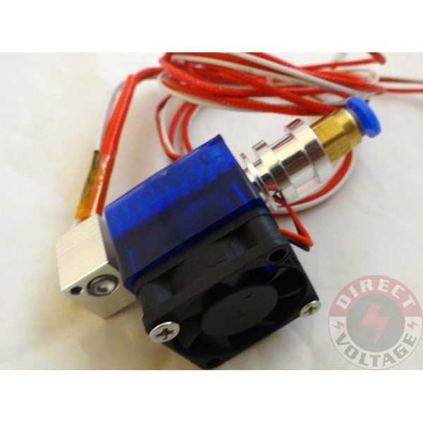 ALL metal V5 Direct feed J-head Hot end for 1.75mm. Extruder. with Fan, Heater & Thermistor .02/.03/0.4/.05mm nozzle.