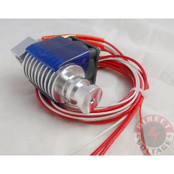 ALL metal J-head DIRECT FEED Hot end for 1.75mm. Extruder. with Fan, Heater & Thermistor .02/.03/0.4/.05mm nozzle.