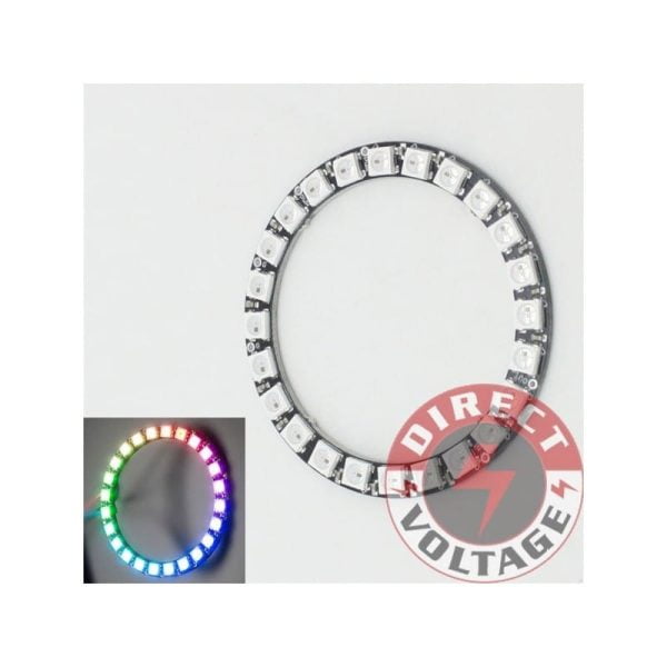 LED Ring 24 x WS2812 5050 RGB LED with Integrated Drivers