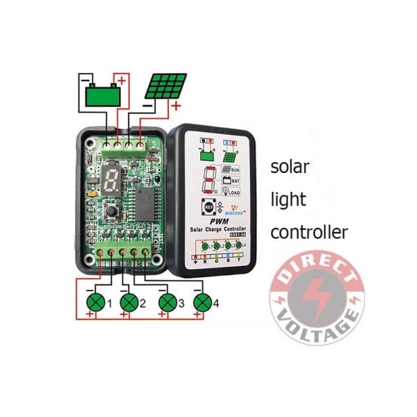 3A 6V-12V PWM Solar Panel Light Controller Battery Charge Regulator SX01
