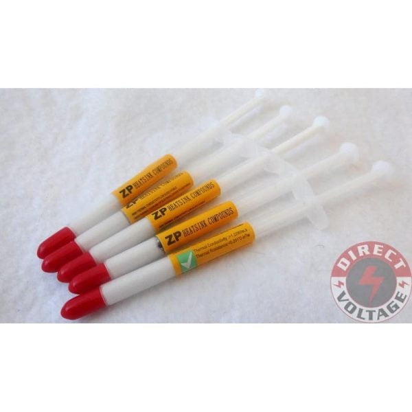 5PCS Syringe White Silicone thermal grease Heatsink Compound thermal paste CPU GPU VGA