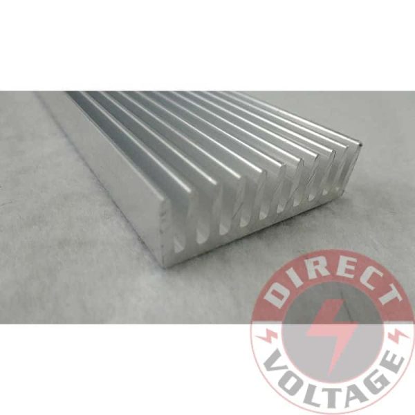 100*35*10mm Silver Aluminum Heat Sink for LED and Power IC Transistor