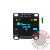 0.96" I2C IIC 128X64 LED OLED LCD Display Module Arduino Yellow - Blue