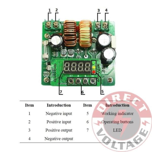 DC-DC 400W 6-40V to 8v-80v 10A Boost Converter Step-up Module Power Supply