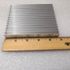 Silver Tone Aluminum Heat Diffuser Heat Sink Cooling Fin 120x100x18mm