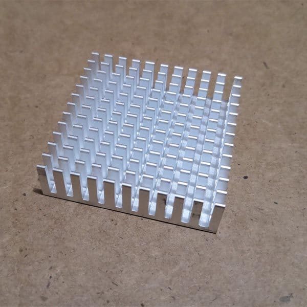 4Heat Sink Aluminum Cooling Fin Heat Sink 40x40x11mm for Router CPU IC silver 2