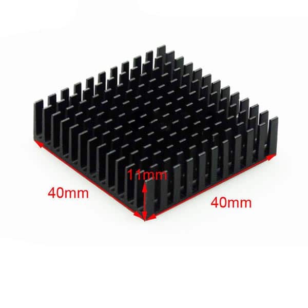 Electronic Components  5pcs 40x40x20mm Aluminum Heat Sink Heat Sink for CPU LED Power Cooling