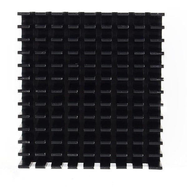 Heat Sink Aluminum Cooling Fin Heat Sink 40*40*11mm for Router CPU IC Black