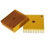 MK7 MK8 Extruder Heat Sink 40*40*11 Golden Metal 3D Printer Makerbot Prusa