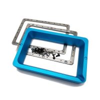 ANYCUBIC Material Rack For 3D Printer Anodized Aluminium Fully Metal Resin Vat For Photon FEP Film and Steel Ring Installed