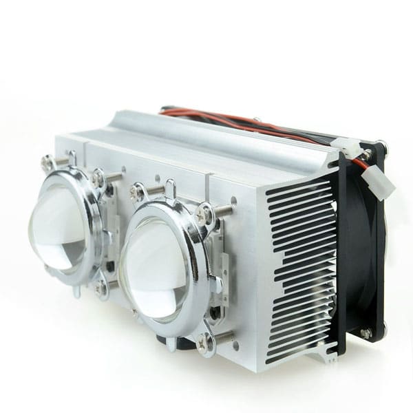 Aluminum Heatsink with fan for 5W//10W High Power LED Cooling Cooler DC12V T L WL