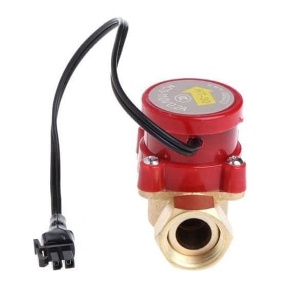 CloudRay Water Flow Switch Sensor DC 0-110V Caliber 8/10/12mm