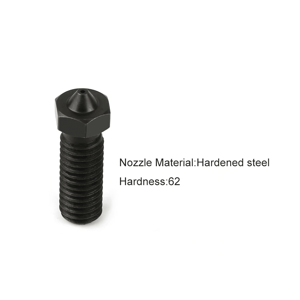 Hardened Steel Volcano Nozzles For High Temperature 3D Printing PEI PEEK Carbon Fiber Filament For E3D Volcano Hotend
