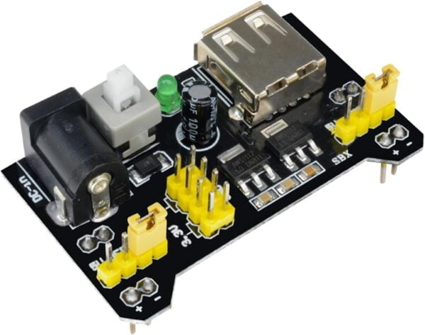 MB102 Breadboard 3.3V/5V Power Supply Module DC 6.5V-12V