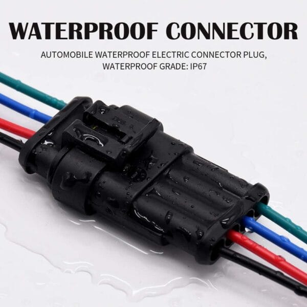 4 Pin Way Sealed Waterproof Electrical Wire Connector Plug Set auto connectors with cable