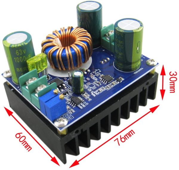 DC-DC 600W 12-60V to 12v-80v 12A Boost Converter Step-up Module Power Supply