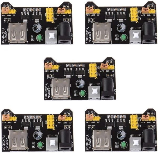 MB102 Breadboard 3.3V/5V Power Supply Module DC 6.5V-12V