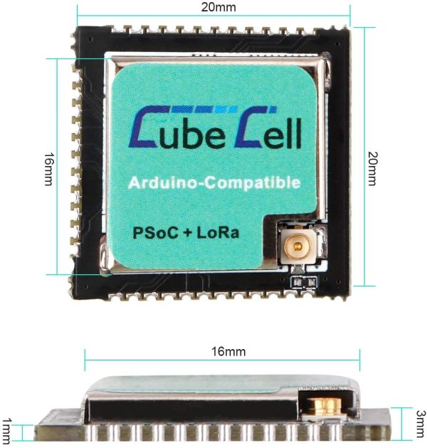 CubeCell module LoRa GPS ASR6502 with ultra low power for IOT LoRa/LoRaWAN node applications 433MHZ/868-915MHZ