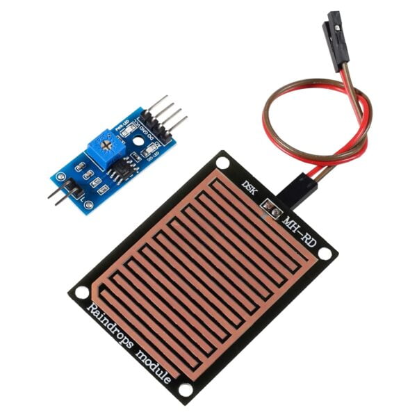 2 Sets Rain Sensor Module Humidity Raindrop Weather Detection Module For Arduino