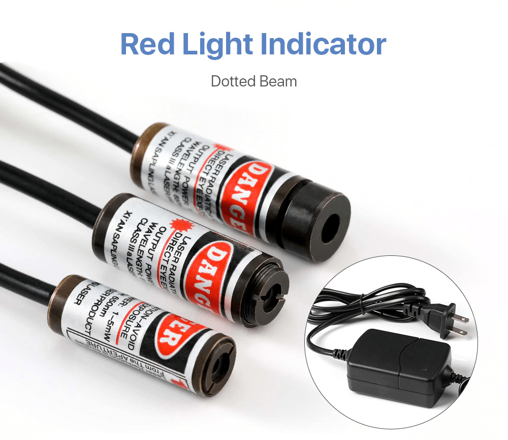 Red Dotted Beam Light 650nm 5V Infrared Adjustable Laser Module