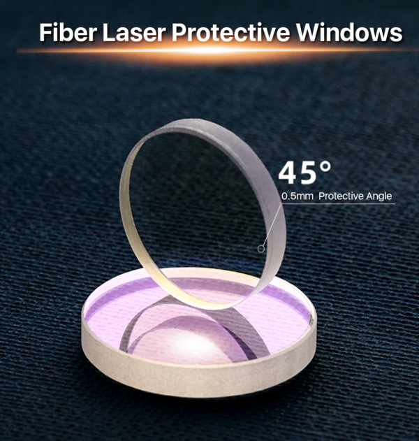 Laser Protective Windows D20 - D29 Series Quartz Fused Silica for Fiber Laser 1064nm Precitec Raytools WSX