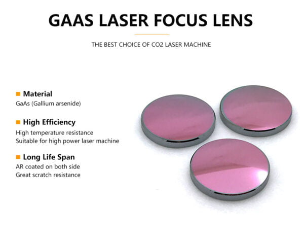 GaAs Laser Focus Lens Dia 19.05mm FL 63.5mm