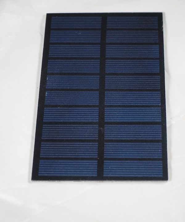 Polycrystalline Silicon Solar Cells PET Laminated Matt Cover 1.8W 5.5V 138×82*2MM Solar Panel