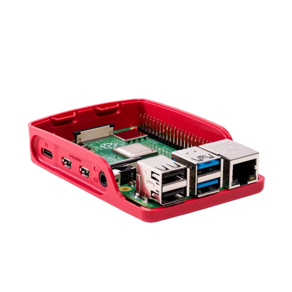 Raspberry PI 4B case official shell classic red white