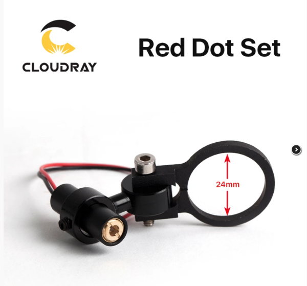 Red Dot Laser Diode Module Device Positioning DC 5V for DIY Co2 Laser 24/25mm