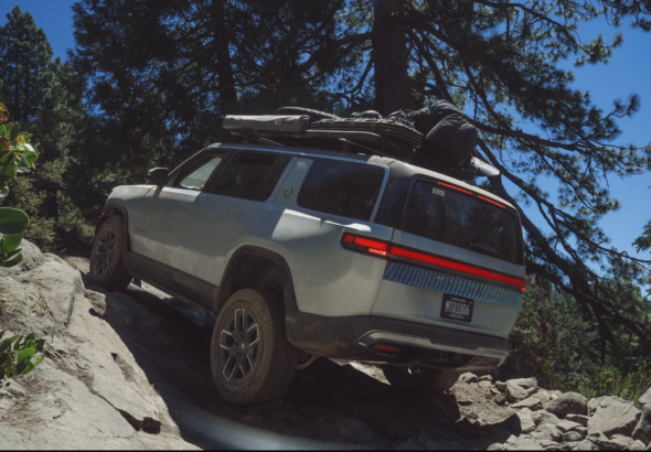 Making History: Rivian R1S the First Production EV to Conquer the Rubicon Trail