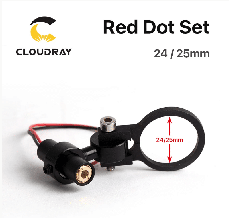 Red Dot Laser Diode Module Device Positioning DC 5V for DIY Co2 Laser 24/25mm