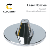 Cloudray Raytools C Type TQ Nozzles Dia.32 H15 Double Layers Chrome-Plated Caliber 0.8-5.0mm for Cutting Head